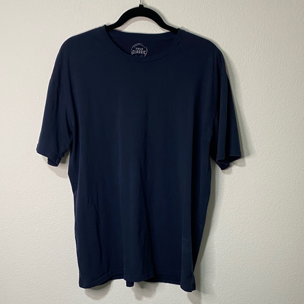 Men's Blue Short Sleeve Tee T-shirt